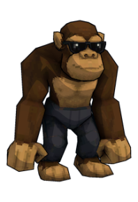 Monke character