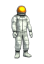 Spaceman character icon
